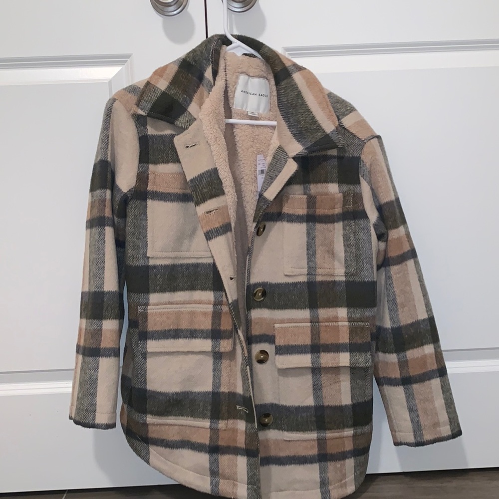 Oversized Flannel Jacket